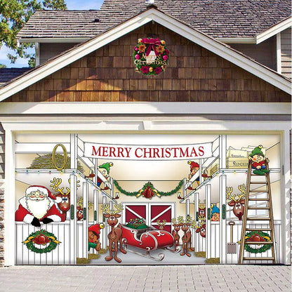 Christmas Garage Door